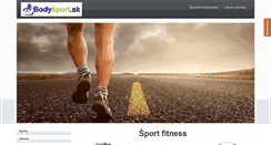 Desktop Screenshot of bodysport.sk